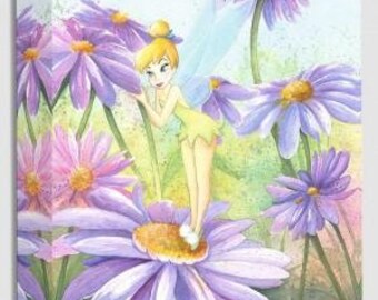 Tinker Bell "Delicate Petals" Limited Edition Disney Wall Art