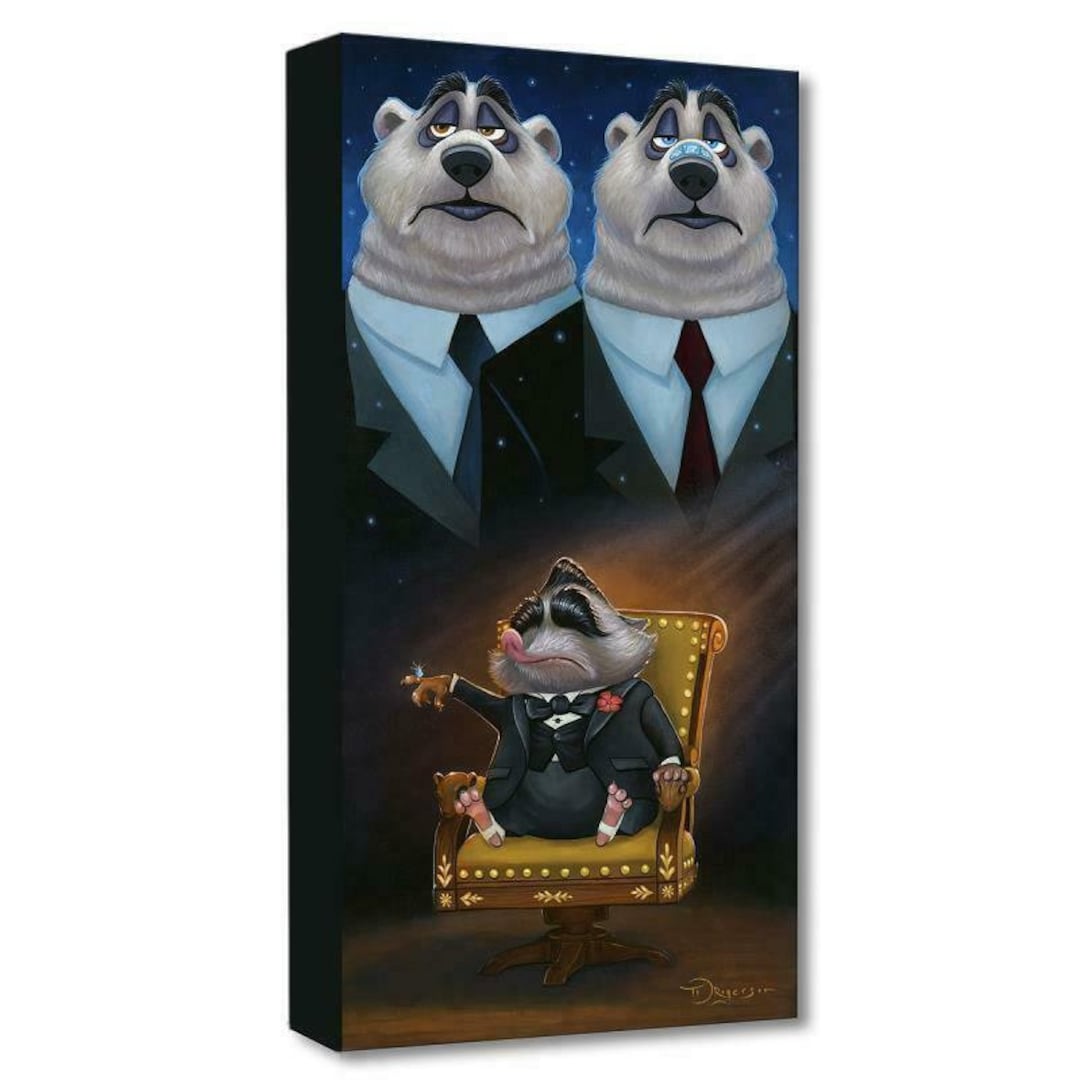 Zootopia Mr. Big by Tim Rogerson Limited Edition Disney Wall Art Etsy