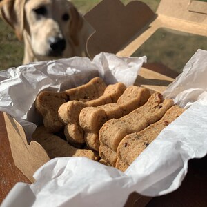 Peanut Butter Bacon Dog Biscuits