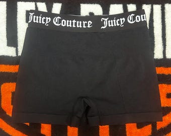 Y2K 2000’s Juicy Couture Spandex Booty Shorts Size Womens Medium