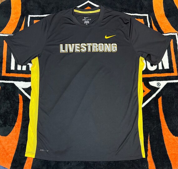 Nike Livestrong Dri-fit Shirt Size Adult Etsy