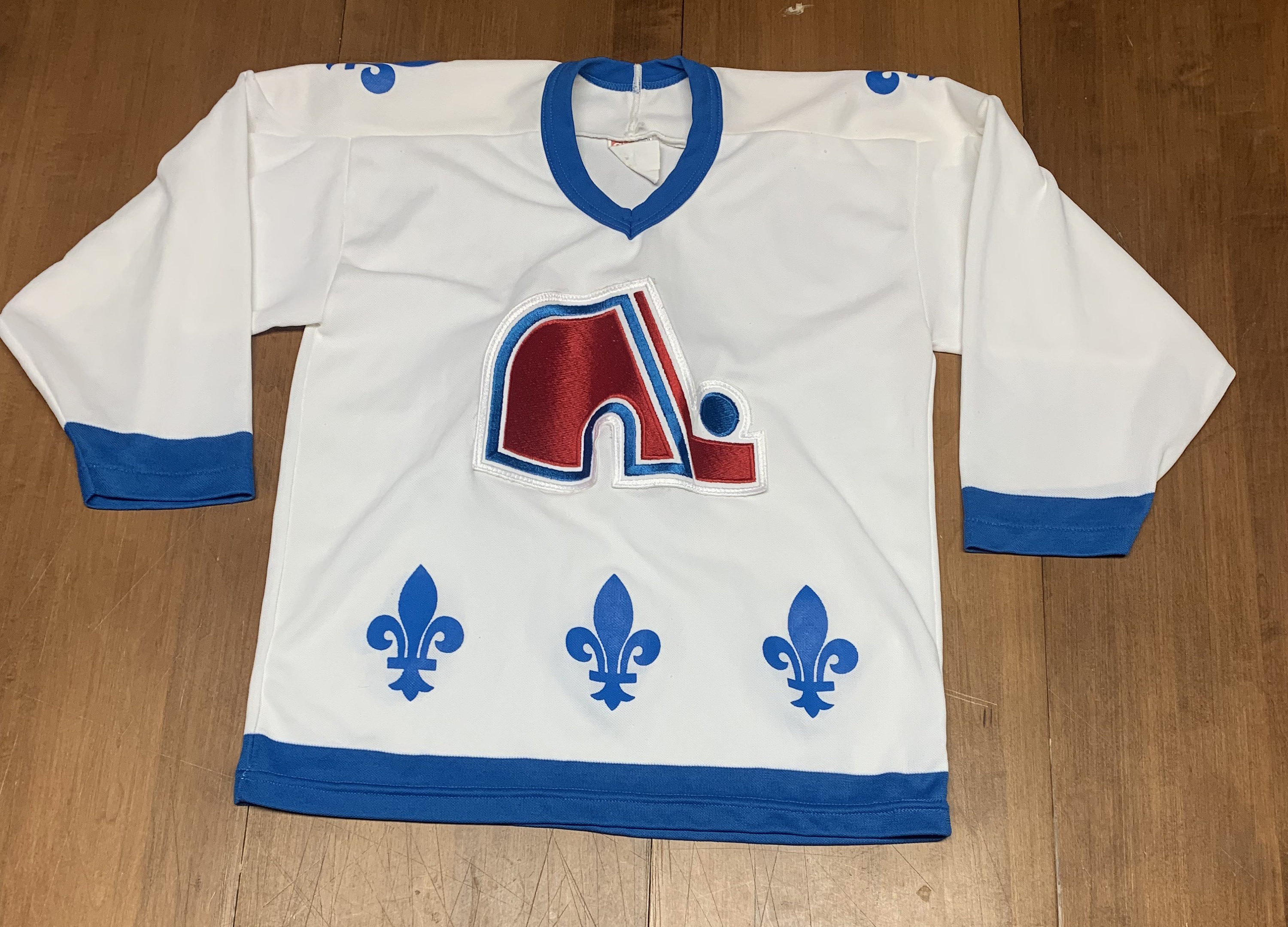 Vintage 90's Quebec Nordiques Authentic CCM NHL Hockey Jersey