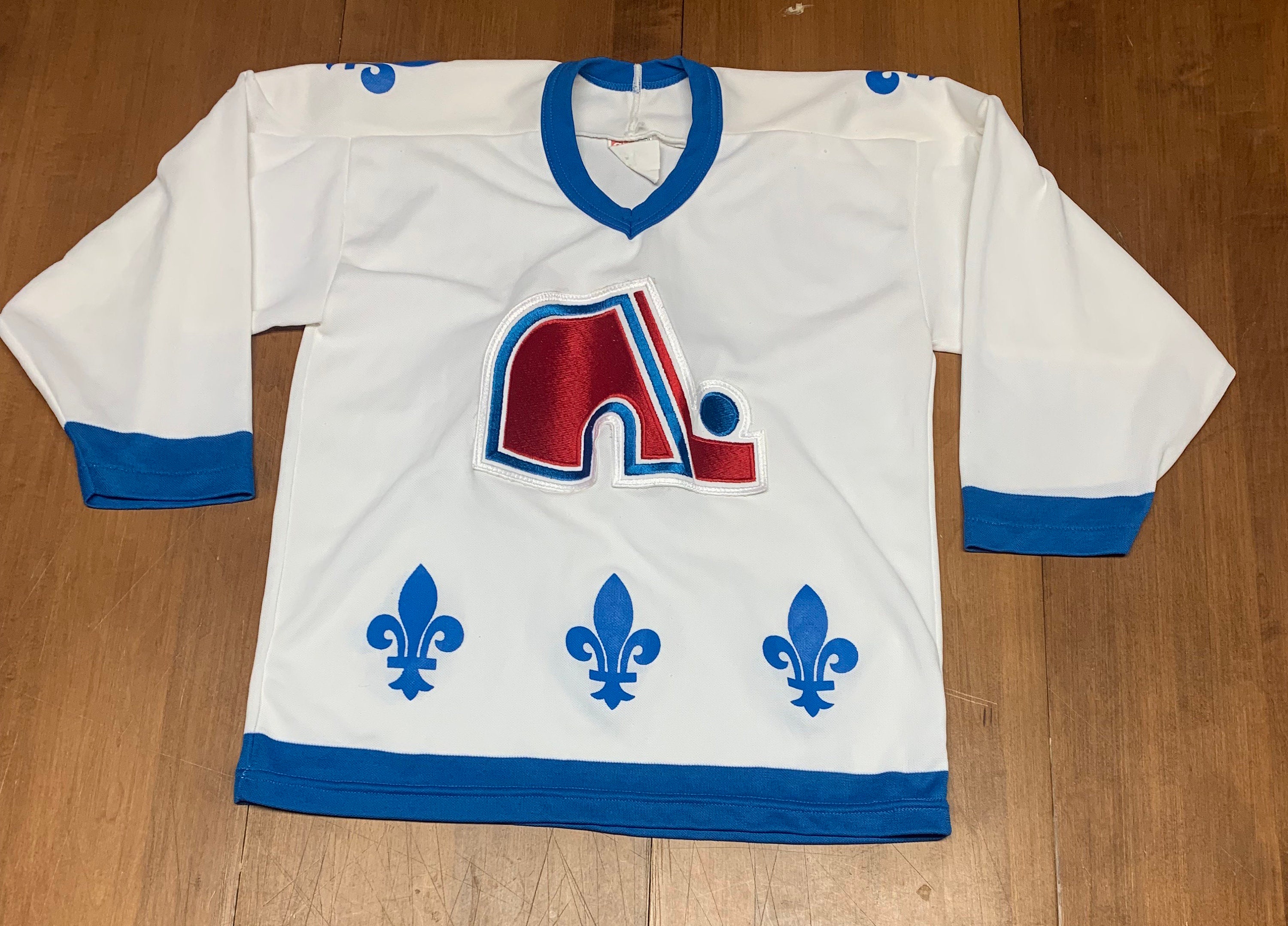 Vintage 90's Quebec Nordiques Authentic CCM NHL Hockey Jersey