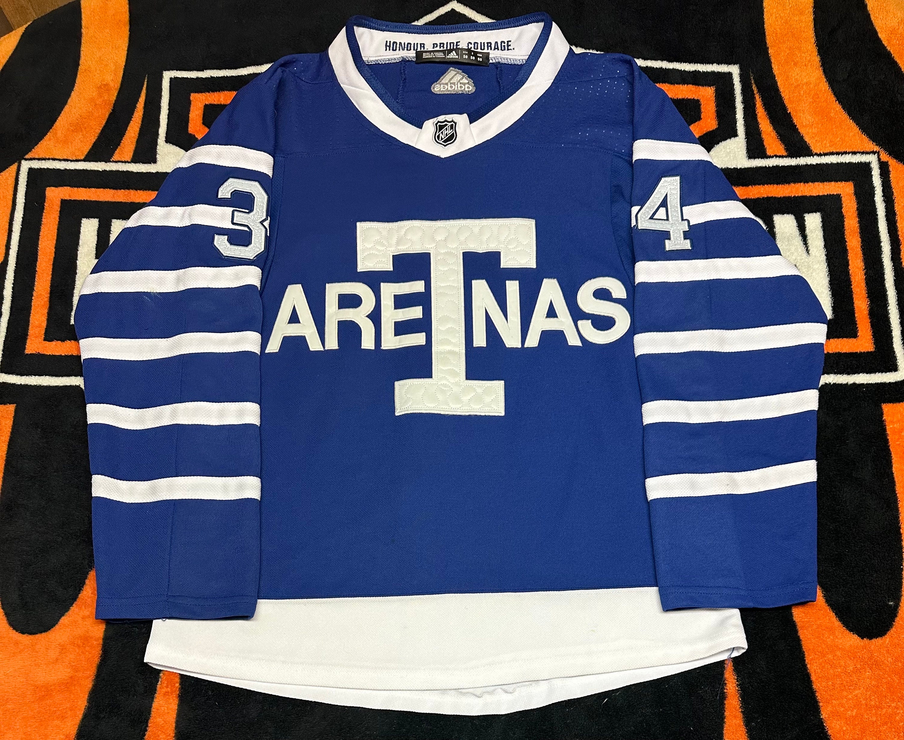Men's Toronto Arenas Auston Matthews adidas Blue Authentic