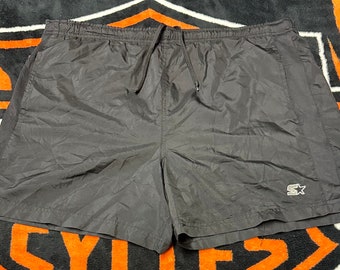 Y2K 2000er Starter Badeshorts Badeshorts mit Liner Größe Herren L