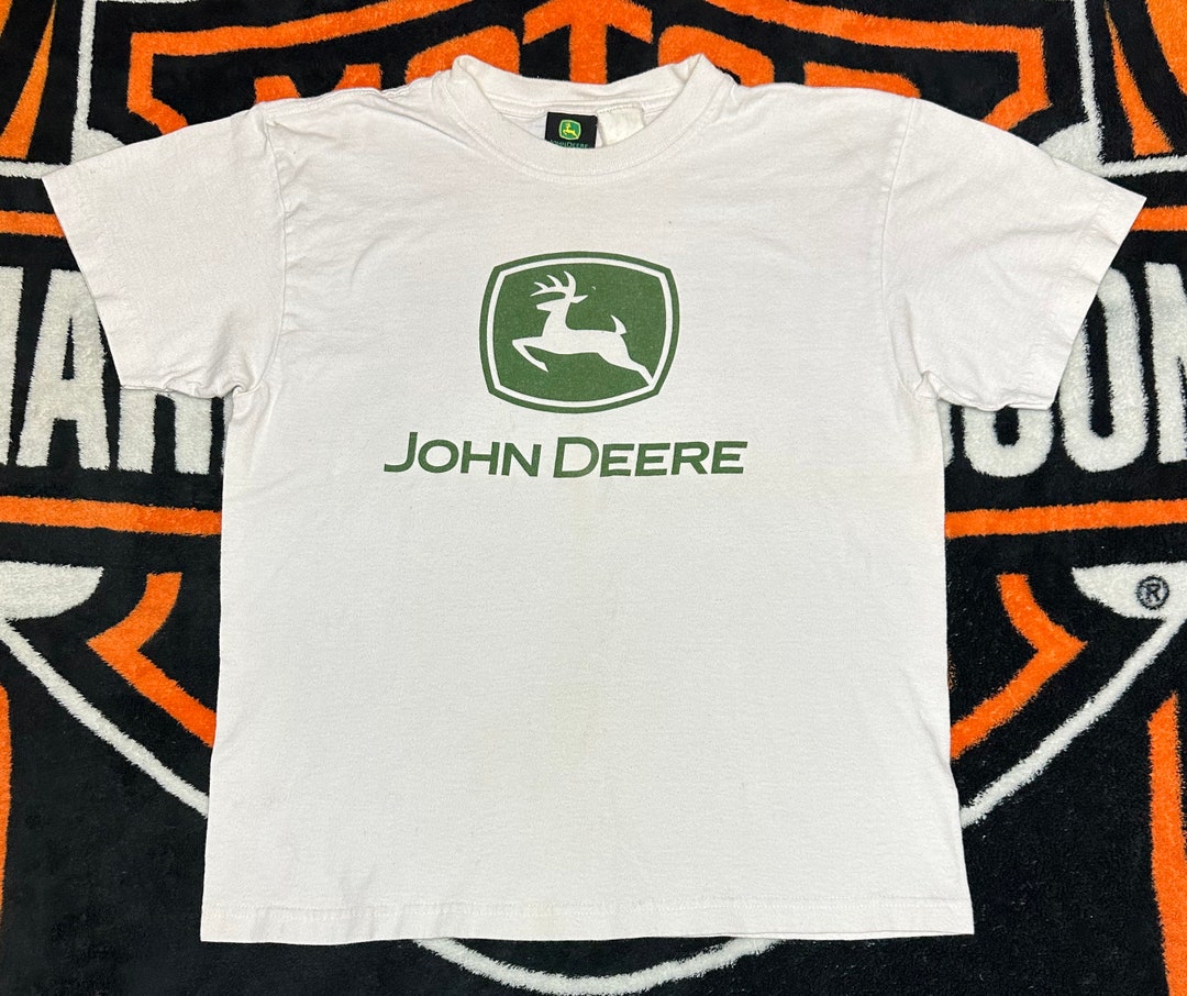 Y2K 2000s John Deere T Shirt Size Youth Large Fits Adult Etsy