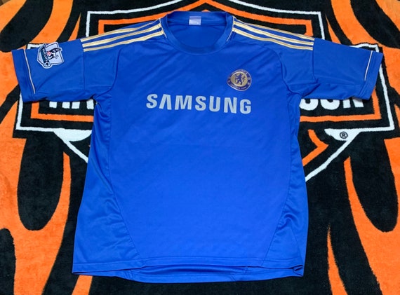 Chelsea FC Soccer Jersey Samsung Size Adult XXL 2XL - Etsy