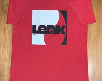 Vintage Leak Wear Clothing Graphic T Shirt Size Mens XL (Fits 2XL) Made in USA