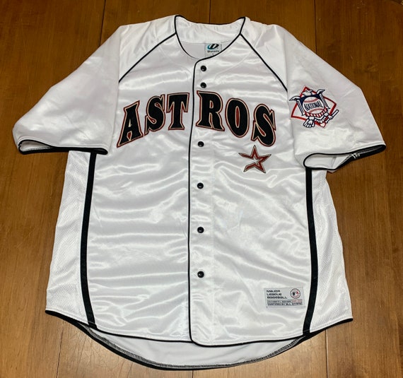 Vintage MLB Houston Astros Embroidered Sewn Jersey Size Adult 