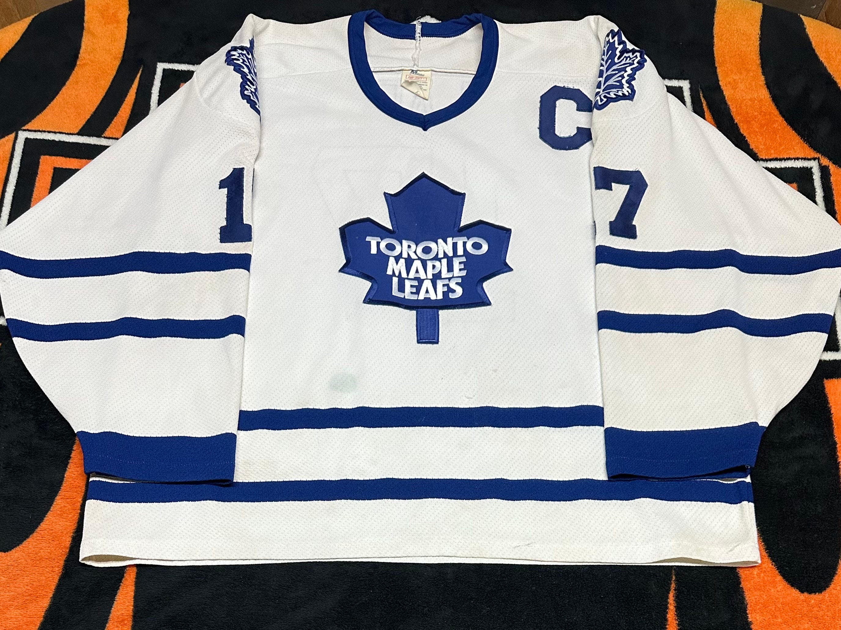 Vintage Toronto Maple Leafs Wendel Clark CCM Maska Hockey Jersey Medium 90s  NHL