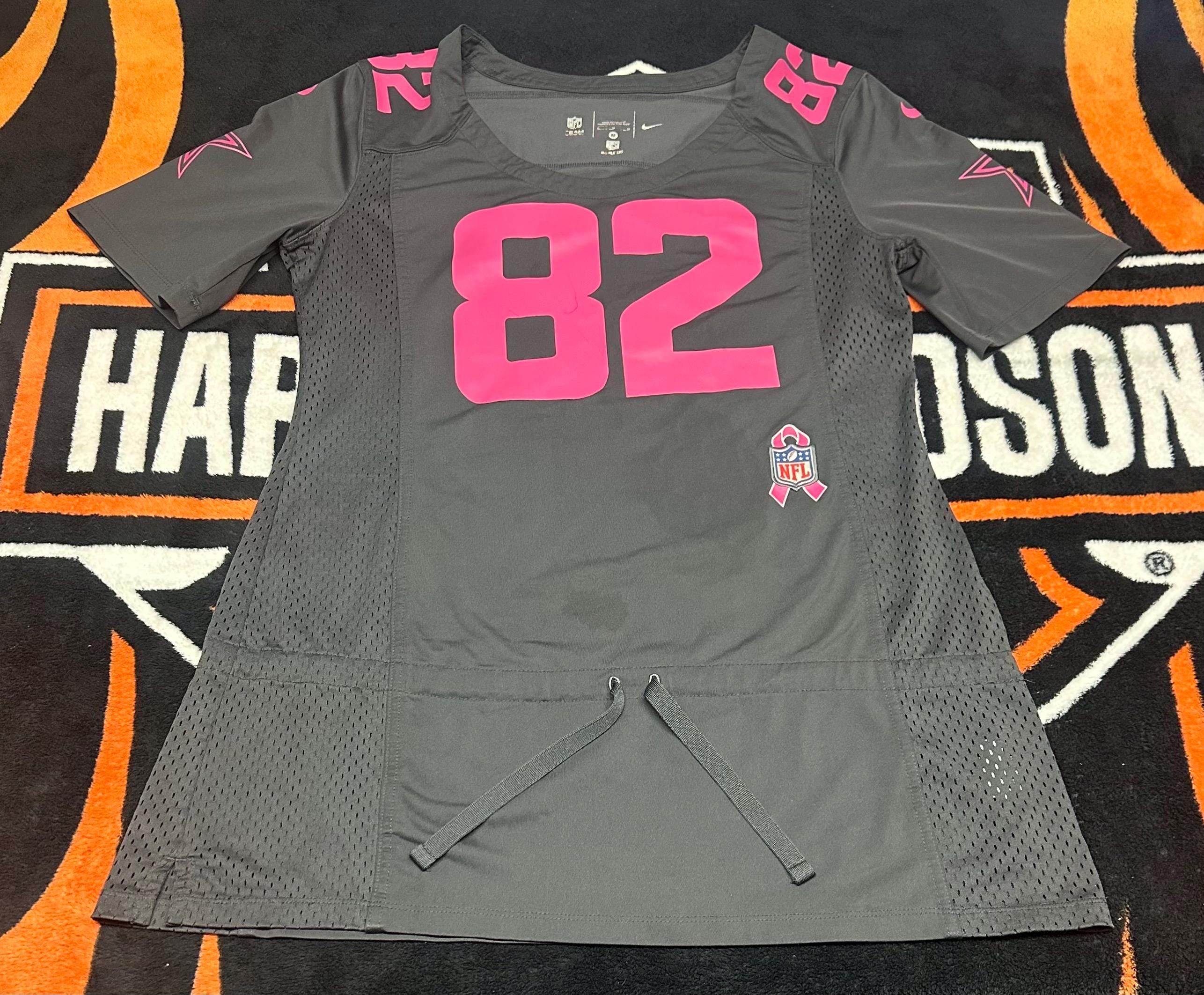 Pink and white dallas cowboys jersey hotsell