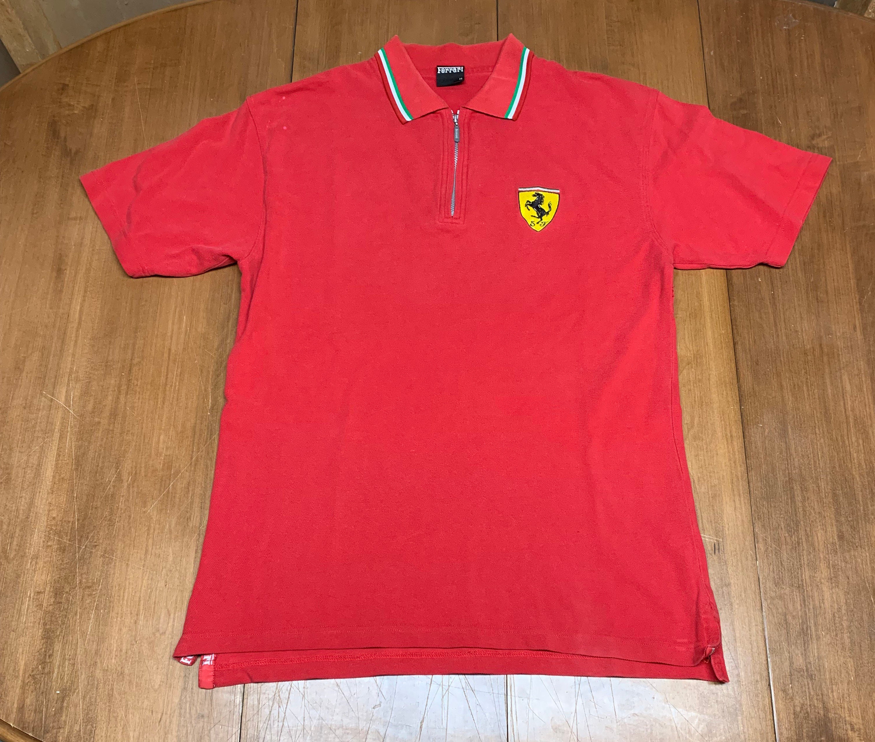 Ferrari Polo Shirt - Etsy