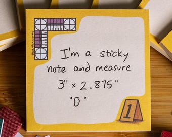 Forensics Sticky Notes // Sticky Pad // Criminalistics // Forensic Sciences // Investigative Sciences Stationery
