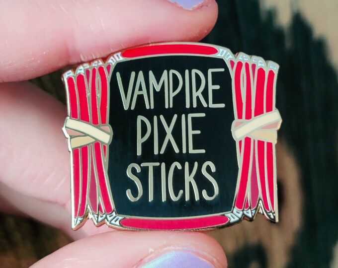 Vampire Pixie Sticks Pin // Enamel Pin // Laboratory // Lab Gift