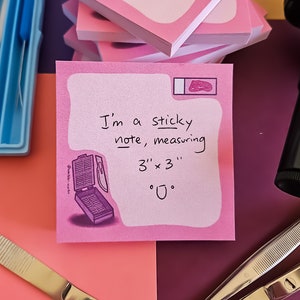 Histology Sticky Notes // Sticky Pad // Tissue // Laboratory // Lab Gift // Laboratory Stationery // Biology // Science