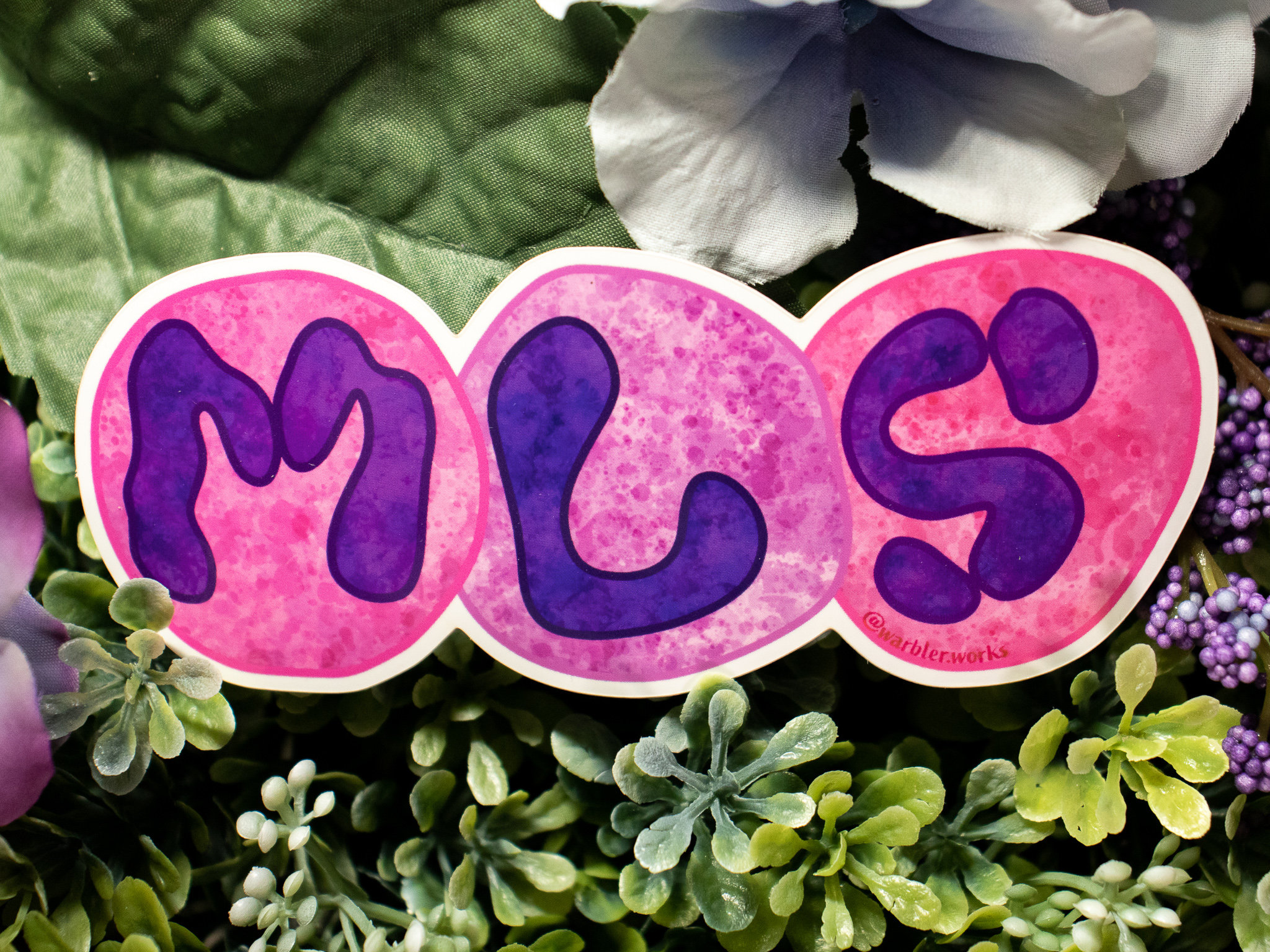 MLS Neutrophil Alphabet Sticker // Vinyl Sticker // Laboratory | Etsy