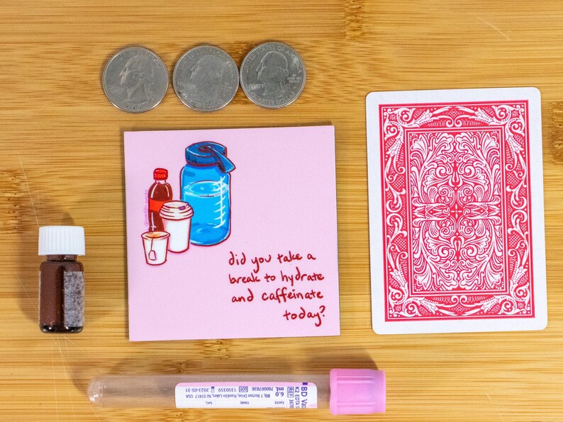 Did You Remember to Caffeinate and Hydrate Magnet // Reminder Magnet // Lab Reminder // Laboratory // Lab Gift // Healthcare image 3