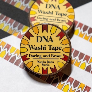 Daring and Brave - DNA Washi Tape // Laboratory Washi Tape // Lab Gift // Medical Washi Tape // Journaling // Planner // Science