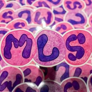 MLS Neutrophil Alphabet Sticker // Vinyl Sticker // Laboratory // Lab Gift // Medical Laboratory Scientist // Nerdy // Cool // Hematology