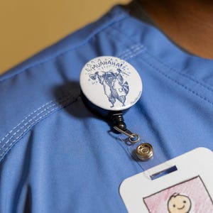 Lab Life Badge Reel - Permanent  // Micro // Heme // Slide // Microscope // Lab Life // Science