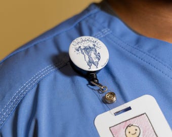 Carrete de credencial de vida de laboratorio - Permanente // Micro // Hemo // Portaobjetos // Microscopio // Vida de laboratorio // Ciencia