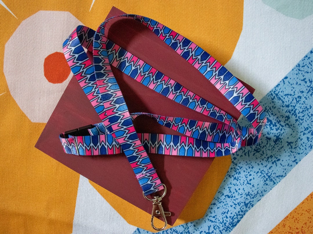 Stormy Nights DNA Lanyard // Lab Lanyard // Badge Holder // Lobster