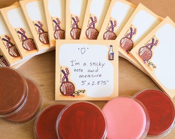 Microbiology Sticky Notes // Sticky Pad // Micro Culture // Laboratory // Lab Gift // Laboratory Stationery // Biology // Science