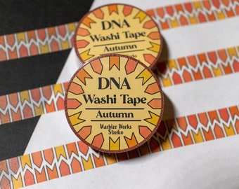 Autumn - DNA Washi Tape // Laboratory Washi Tape // Lab Gift // Medical Washi Tape // Journaling // Planner // Science // Biology