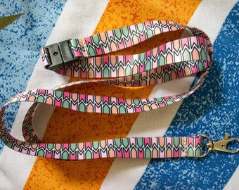 Desert Flower DNA Lanyard // Lab Lanyard // Badge Holder // Lobster Claw // Safety Breakaway // Lab Gift // Science