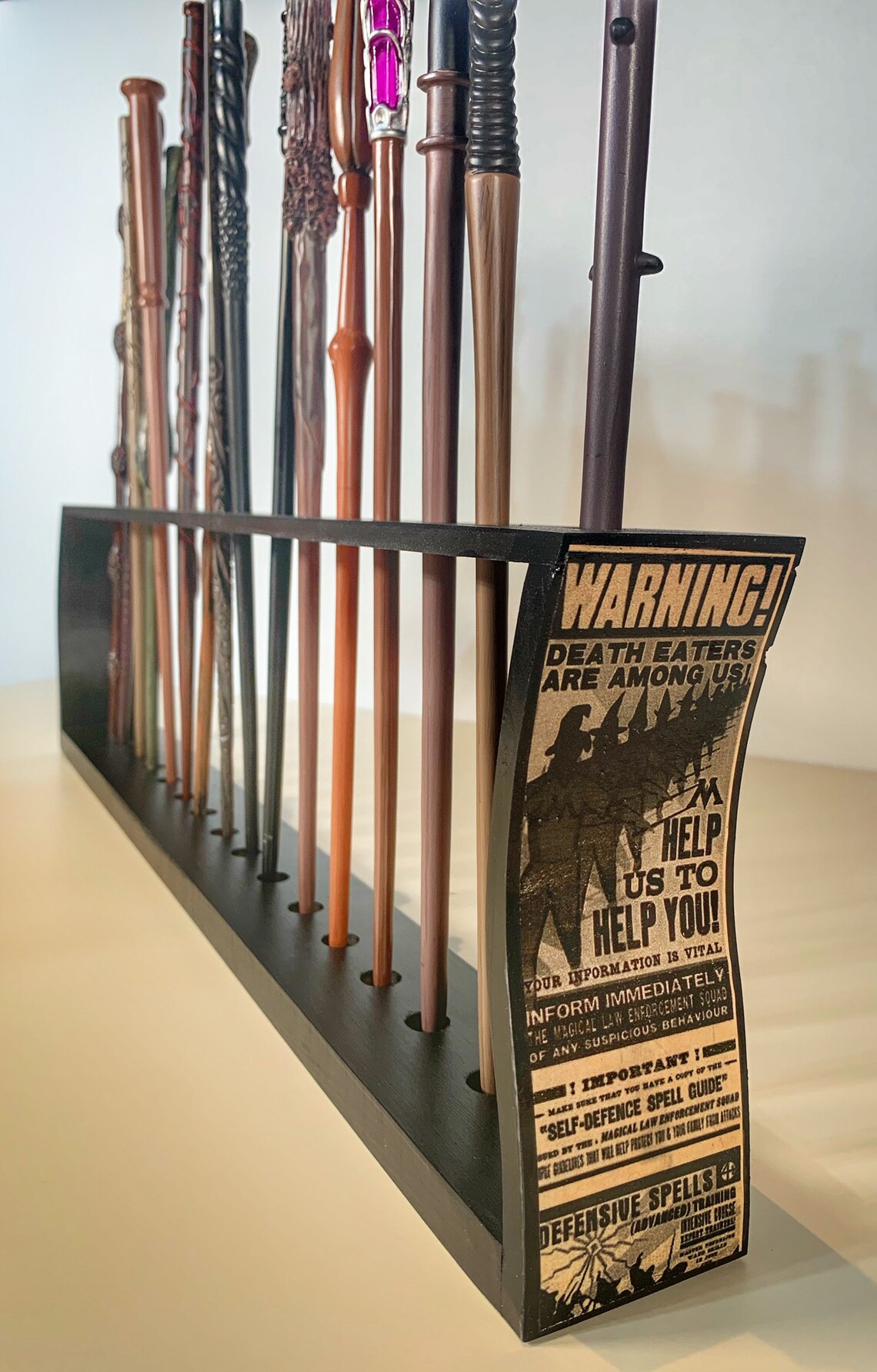 Harry Potter Wand Stand Etsy