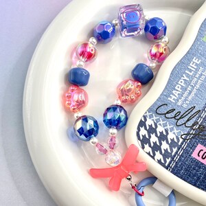 Phone Charm Strap, Beaded Phone Charm, Cute Phone Charm, Y2K Fashion phone charm, party favor, Handmade Phone Charm, gift for her