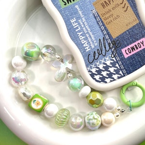 Phone Charm Strap, Beaded Phone Charm, Cute Phone Charm, Y2K Fashion phone charm, party favor, Handmade Phone Charm, gift for her