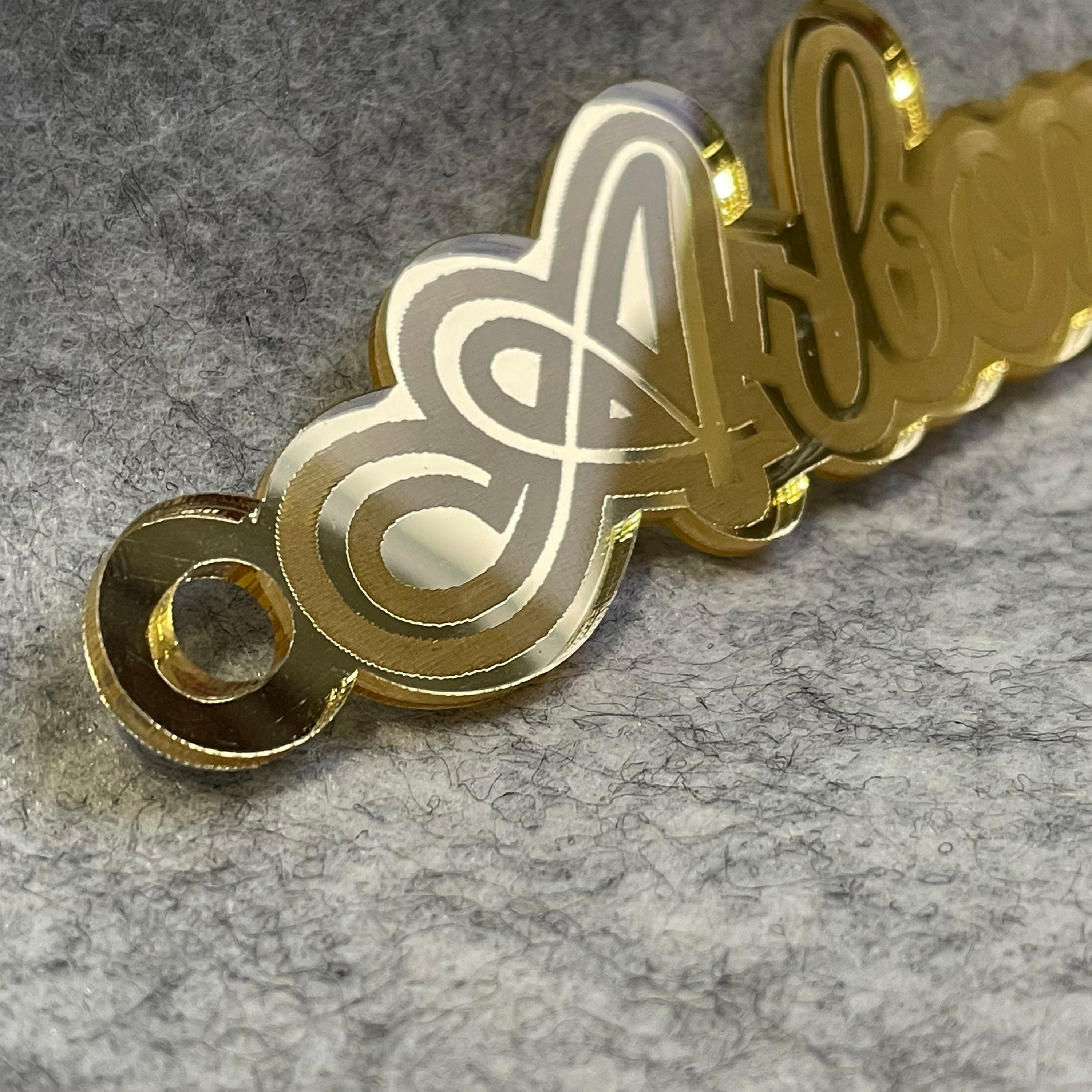 Keychain with name. Personalized keychain. name tag. Etsy