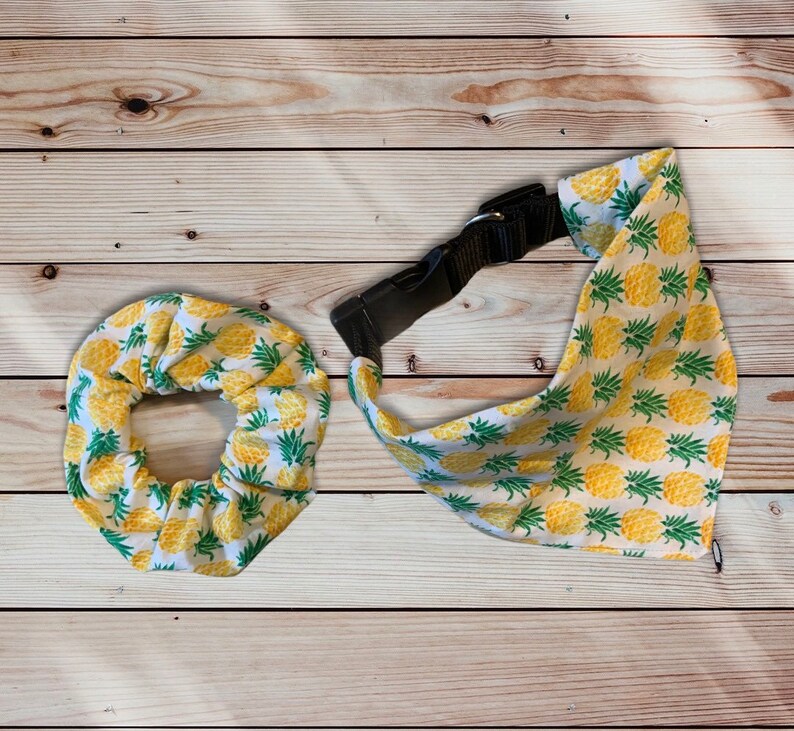 Dog Bandana & Matching Scrunchie Etsy