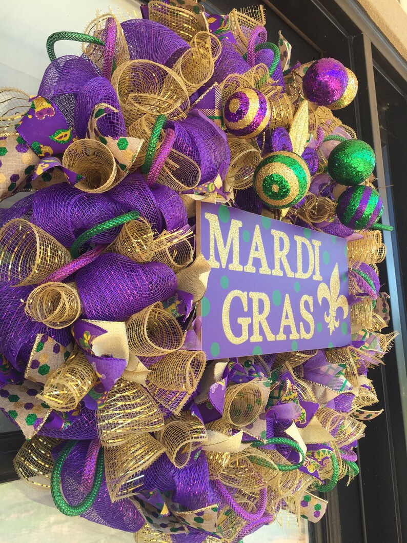 mardi gras front door mat