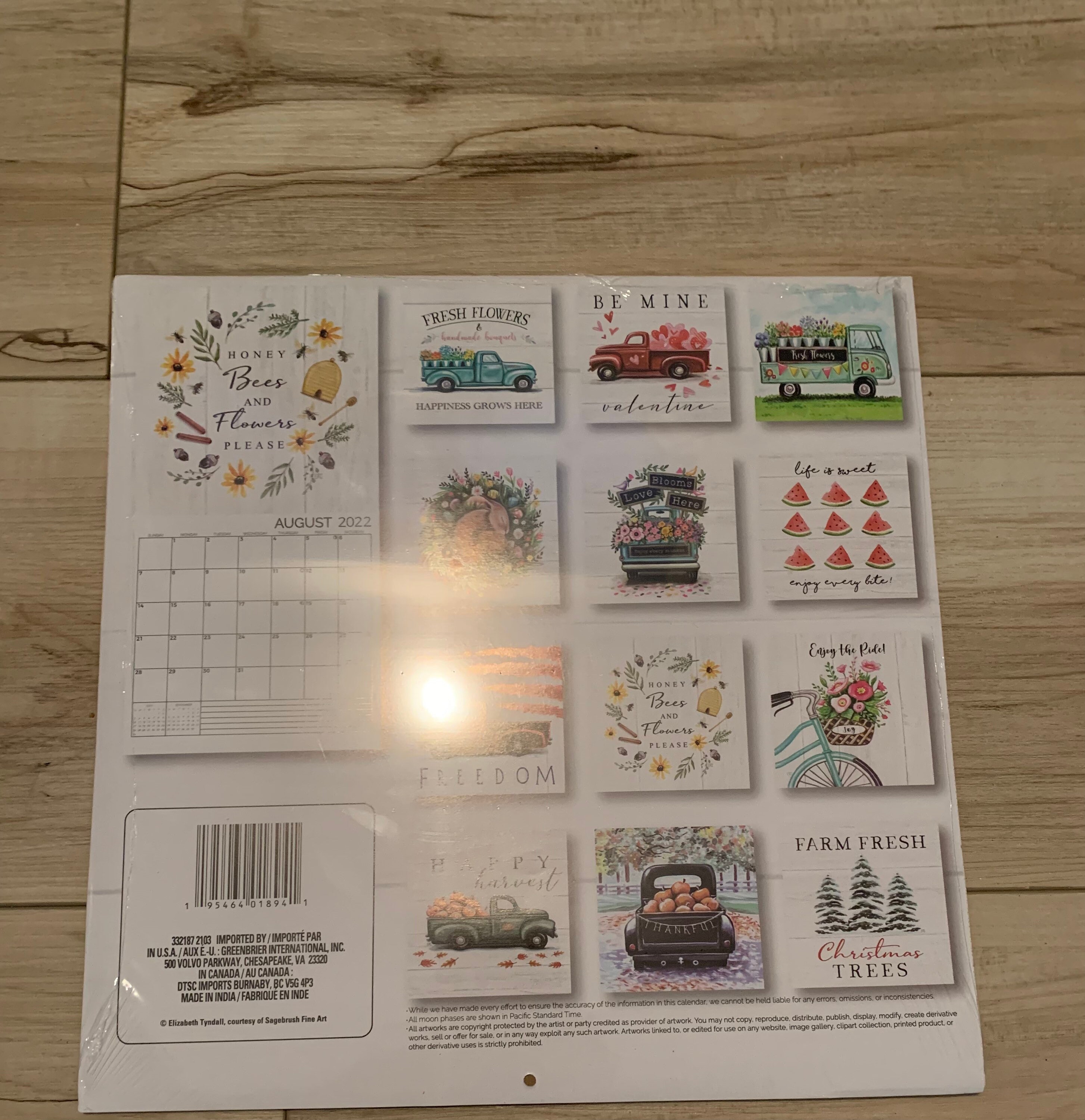 Dollar Tree 2022 Farmhouse Calendars Set of 2 Etsy