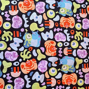 Fabric, Monsters with Cut-out Shapes