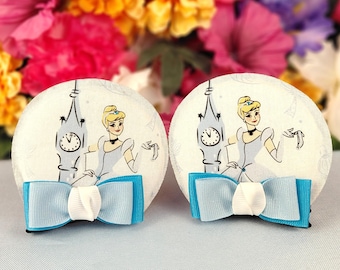 Cinderella,  Mickey Minnie Magic Mouse Disney-inspired Clip-on Character Ears, Adult sizing