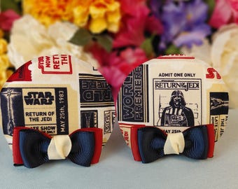 World Premiere Return of the Jedi Movie Tix Right Ear Darth, Magic Mouse Disney and Star Wars-inspired Clip-on Character Ears, Adult sizing