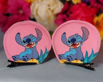 Winking Stitch,  Mickey Minnie Magic Mouse Disney-inspired Clip-on Character Ears, Adult sizing