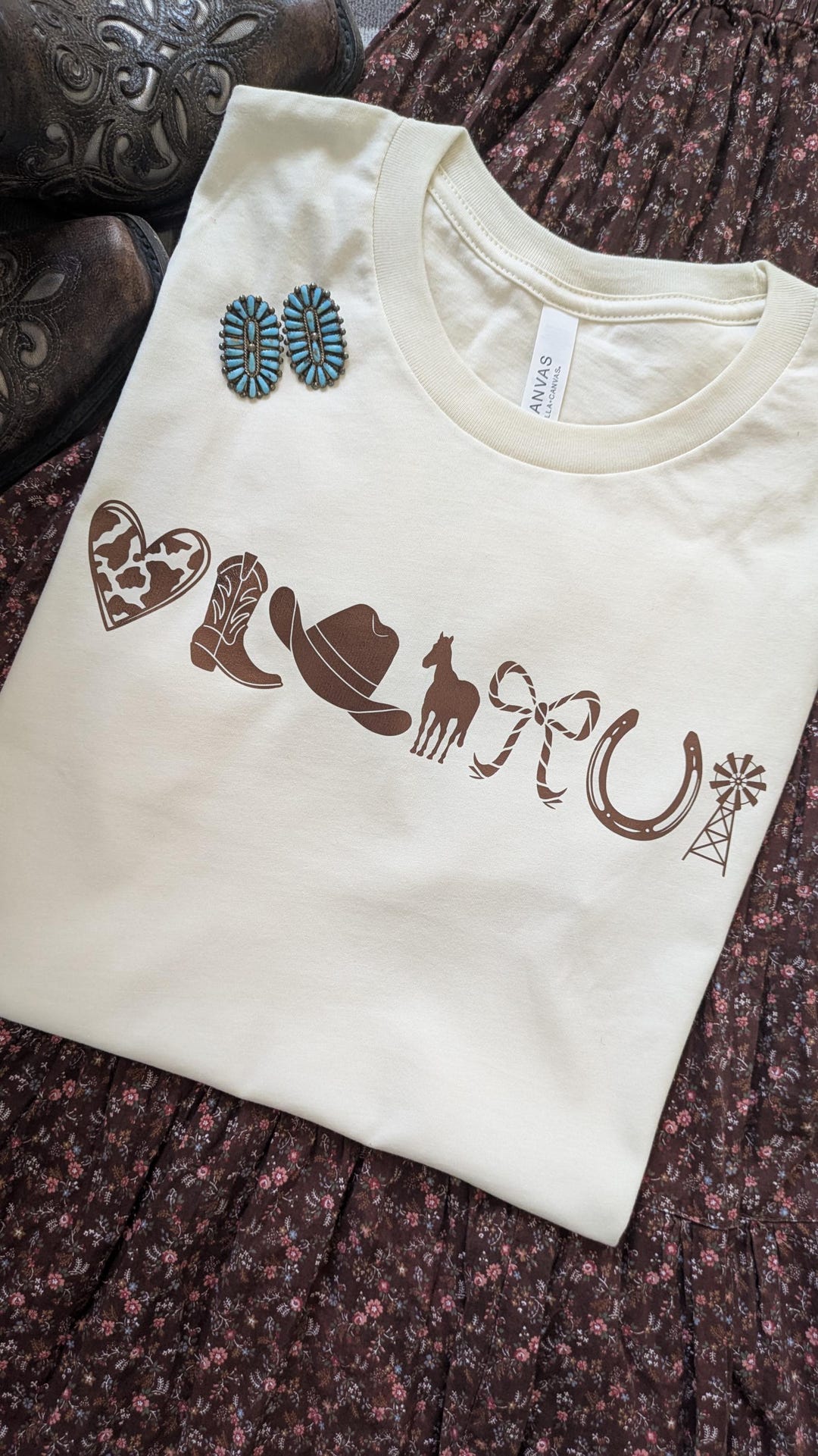 ALL AMERICAN COWGIRL TEE