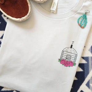 Floral Hogan Pocket Tee