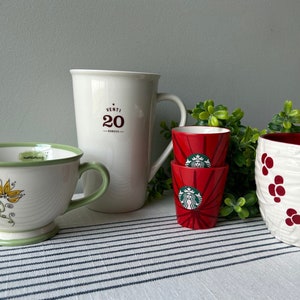 Starbucks, Other, Snew Setstarbucks Holiday 22 Washington Dc Glass  Ceramic Cup Ornaments