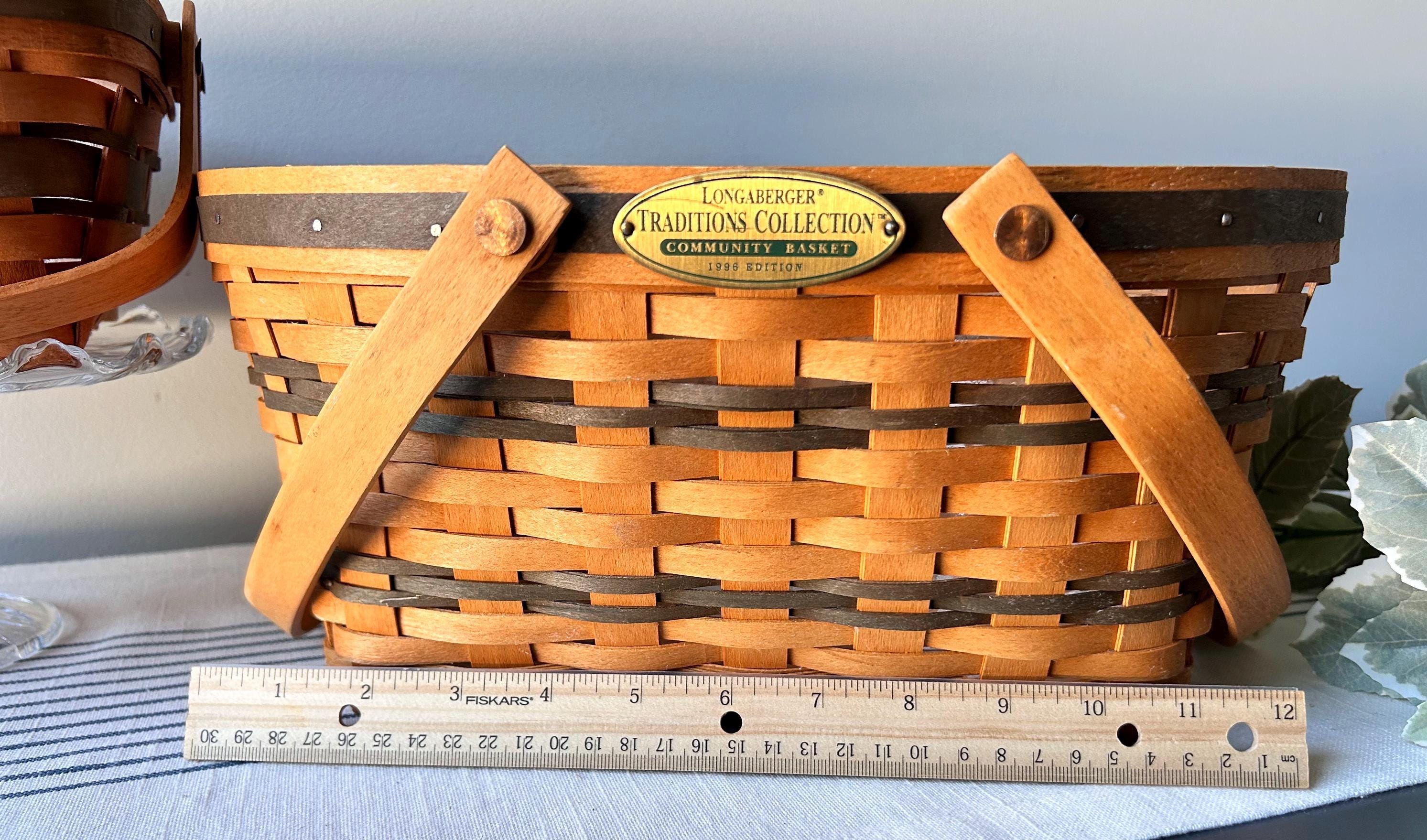 Vintage Longaberger Large Basket - Etsy