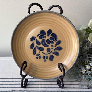 Vintage Pfaltzgraff Folk Art 7” Plate ~ 1980s Salad /Dessert Plate *Made in USA*