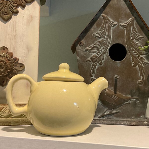 Yellow Teapot Etsy