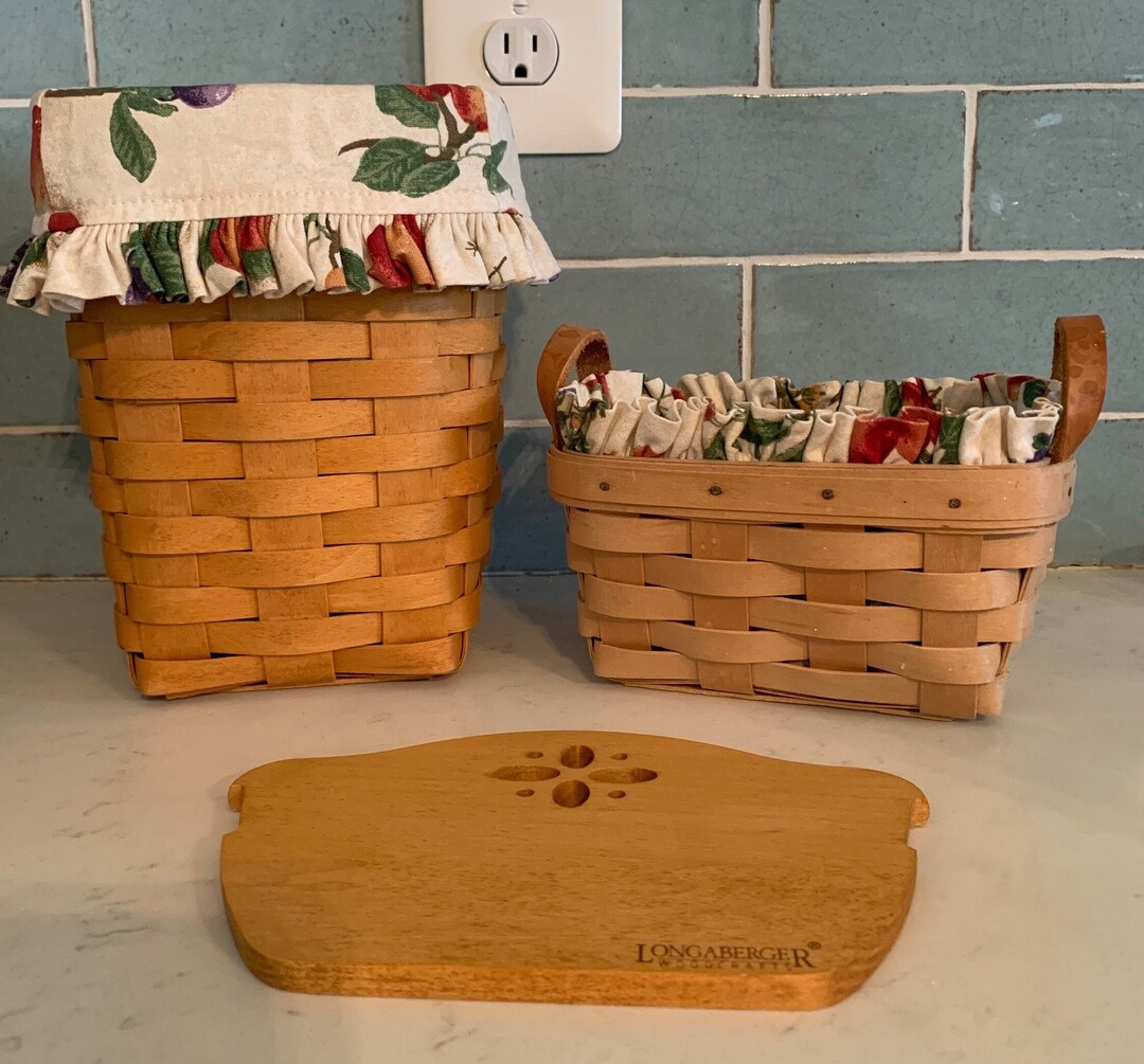 Longaberger Basket Liner Wood Divider for Bread Basket Accessories