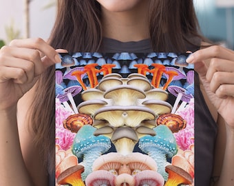 Mushroom Conductor Original Design Digital Art Print
