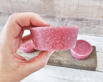 Black Raspberry Vanilla Solid Sugar Scrub Bar | Exfoliating Body Scrub Bar | Moisturizing Spa Gift for Her | Body Polish