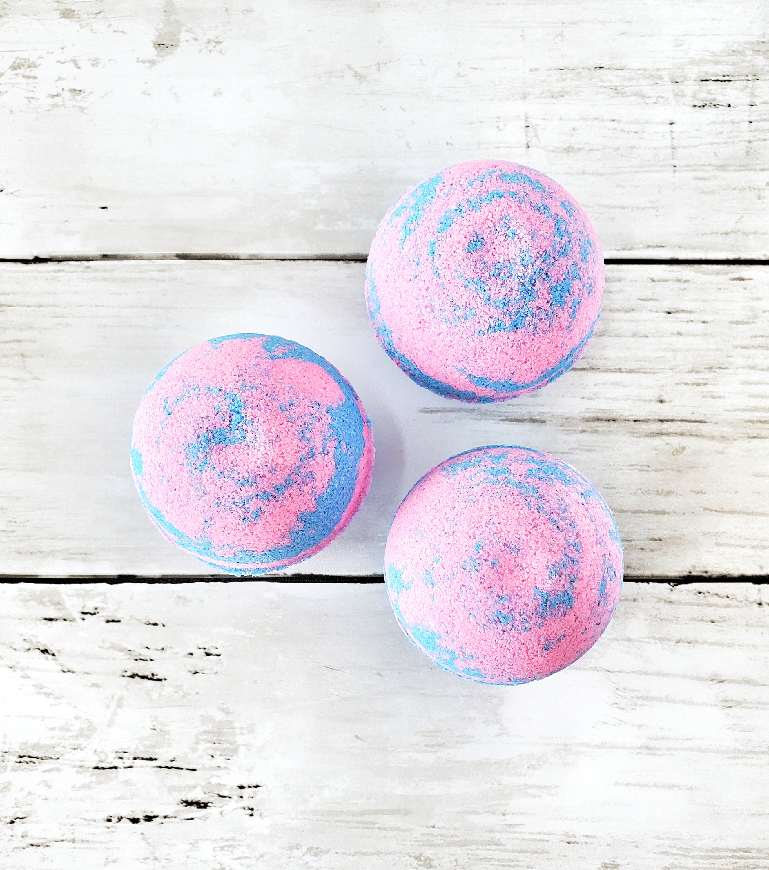 Cotton Candy Bath Bomb Pink and Blue Bath Bomb For Kids Etsy